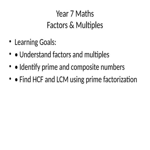 Hcf+lcm | PPT