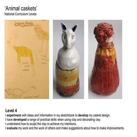 Year 8 animal caskets