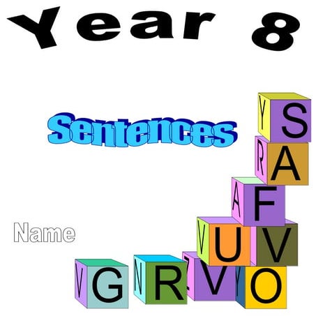 Year 8 Homework Booklet 3