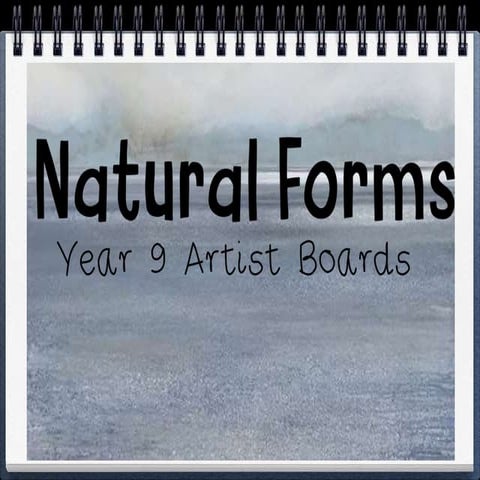 Year 9 natural form boards 21