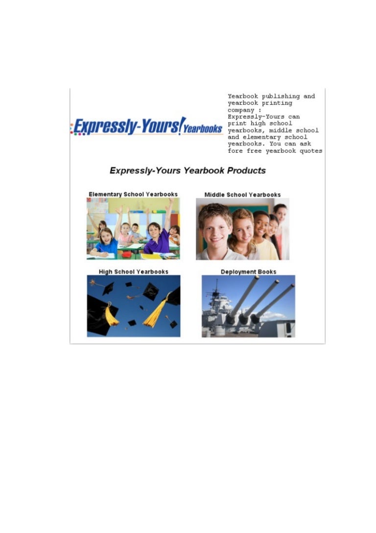 Yearbook Printing Company Expressly Yours Yearbooks