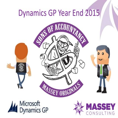 Dynamics GP Year end close 2015