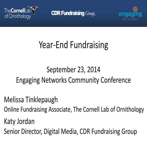 Year End Fundraising