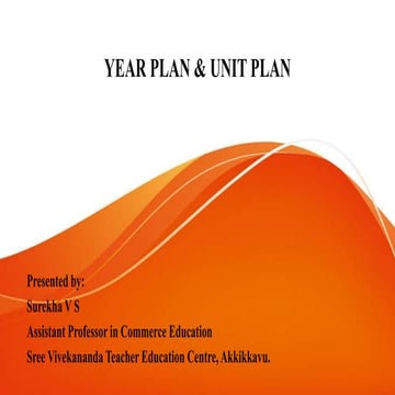 Year plan