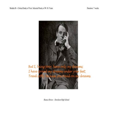 MODULE B: YEATS