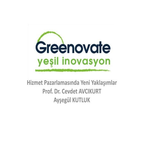Yeşil inovasyon sunum