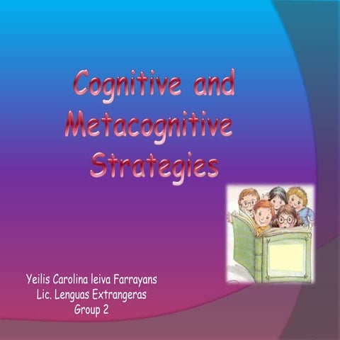 SDL-2 cognitive and metacognitive strategies