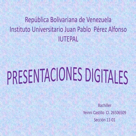 Presentaciones Digitales