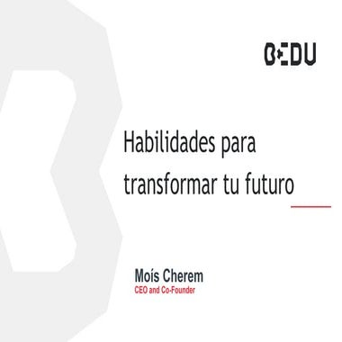 ¿Cómo formar las habilidades del futuro?