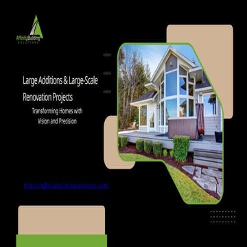 Large Room Additions & Full Renovation Projects | Affinity Building | PPTX
