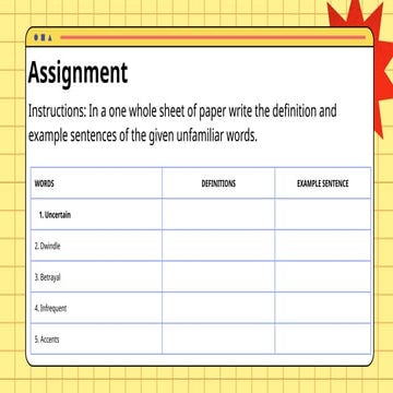 Comprehensive Vocabulary Building: Definitions and Example Sentences ...
