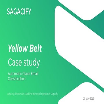 AI Yellow Belt - Day 1 - case by Sagacify