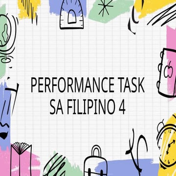 Comprehensive Performance Tasks for Filipino and English Language ...
