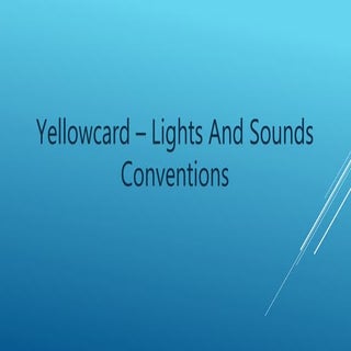 Yellowcard conventions