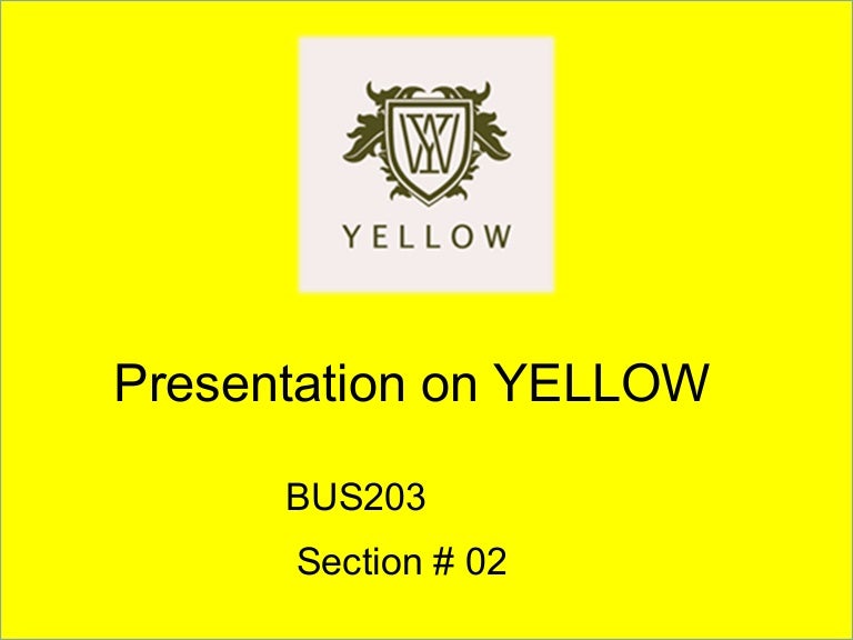 yellow clothing brand