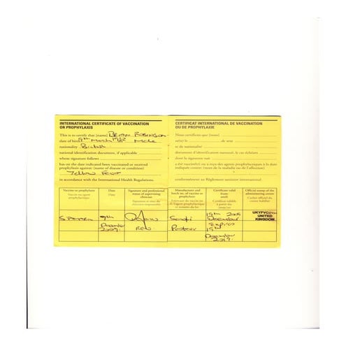 Yellow fever cert | PDF