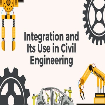 integration and its use in civil engineering