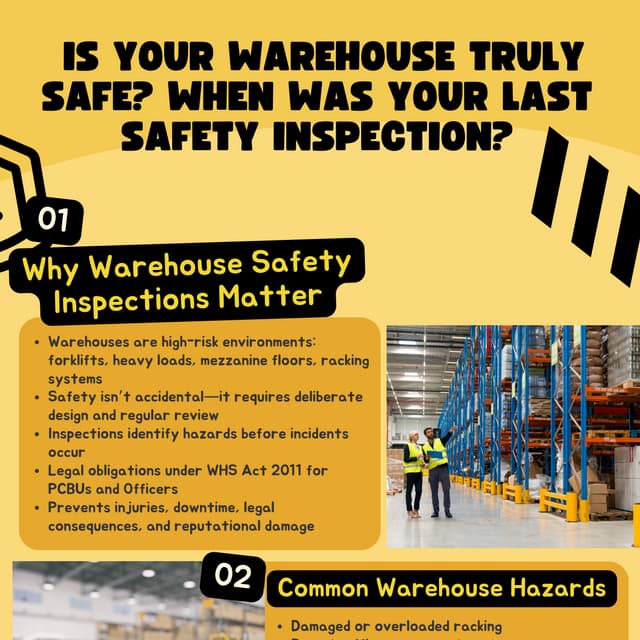 Is Your Warehouse Truly Safe? When Was Your Last Safety Inspection?