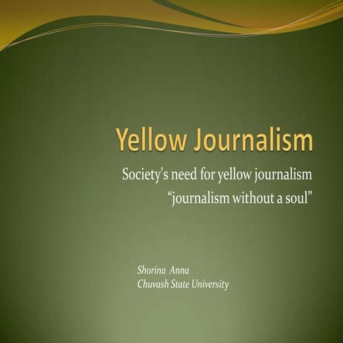 Yellow journalism