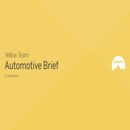 Yellow Team Brief C Solution