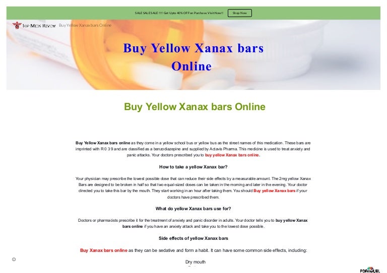 Yellow Xanax Bars Online in USA - Topmedsreview.com 3 yellowxanaxbarsonlineusa topmedsreview 211004131106 thumbnail 4
