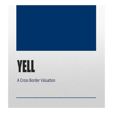 Yell - A cross border acquisition