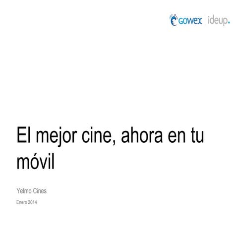Yelmo cines app