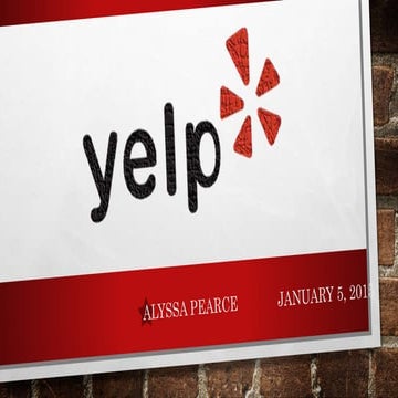 Yelp Presentation