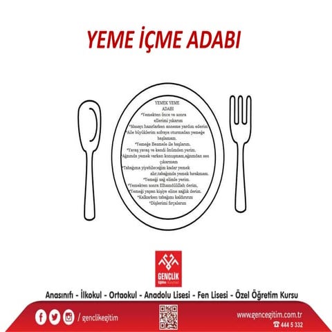 YEME-İÇME ADABI | PPTX