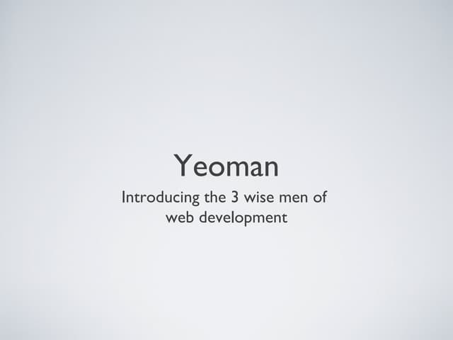Yeoman