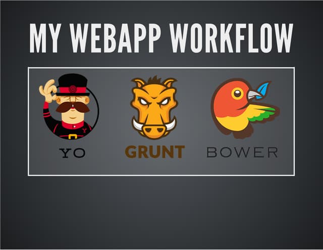 My webapp workflow