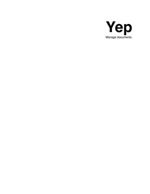 YepManual