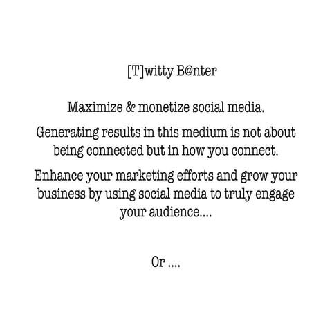 Ten Thoughts on Social Media & Marketing