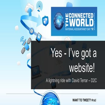 Yes   i've got a website - nad 2012