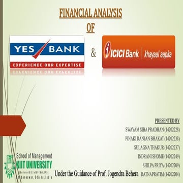 Financial Analysis of YES Bank