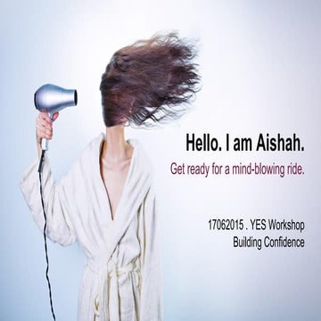 Building Confidence workshop @ Youth Entrepreneurship Symposium 2015