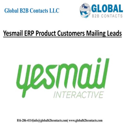 Yesmail ERP product customers mailing leads