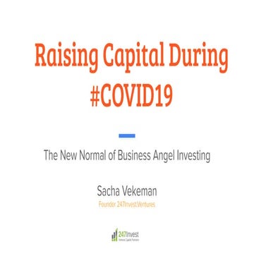 Startup Resiliency During #COVID19