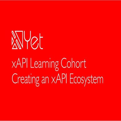 Creating an xAPI Ecosystem