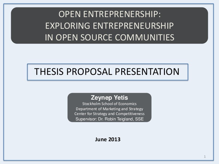 Ms thesis proposal presentation