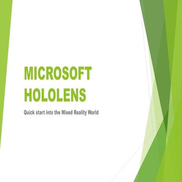 Yevhenii Pinkal  “Microsoft holo lens швидке знайомство із світом змішаних ре...