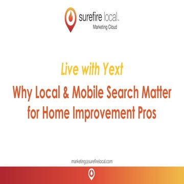 Why Local & Mobile Search Matter for Home Improvement Pros