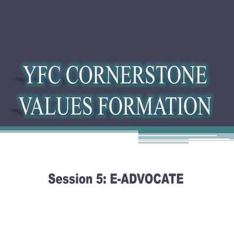 Yfc cornerstone values formation