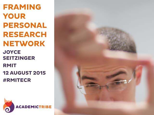 Framing Your Research Network - kick off workshop #rmitecr 