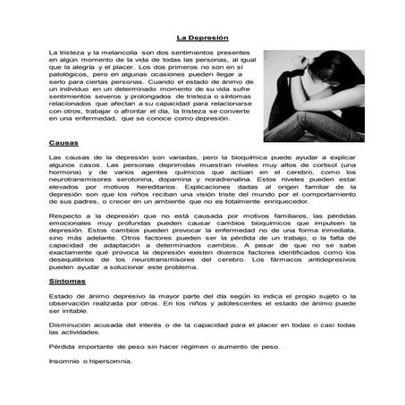 La depresión