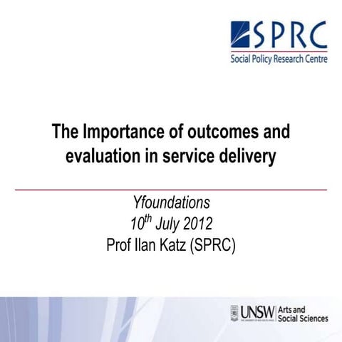 The Importance of Measuring Outcomes 