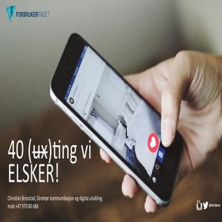 40 (ux)ting vi ELSKER! - Yggdrasilk...
