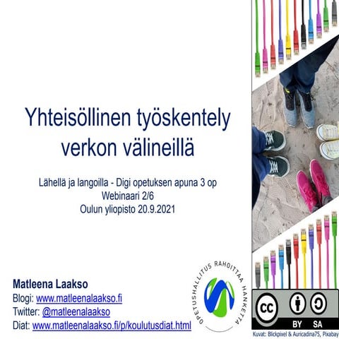 Yhteisöllinen työskentely verkon välineillä 20.9.21