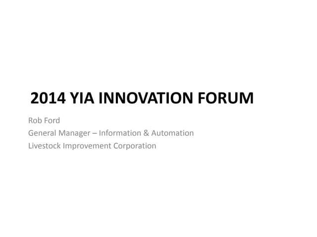 Rob Ford at the 2014 Innovation Forum