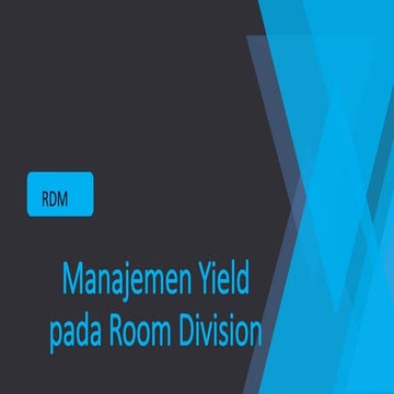 Yield Management for hotel industry .pptx